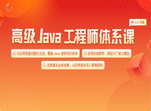 极客-高级 Java 工程师体系课 2.0 完结