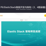 P6:ElasticStack高级开发与架构（实战班）